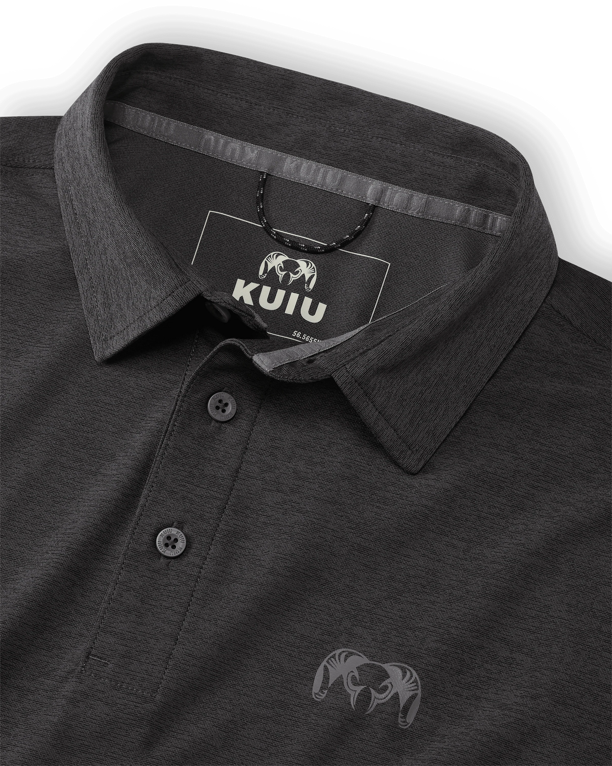 KUIU Performance Polo | Heather Black