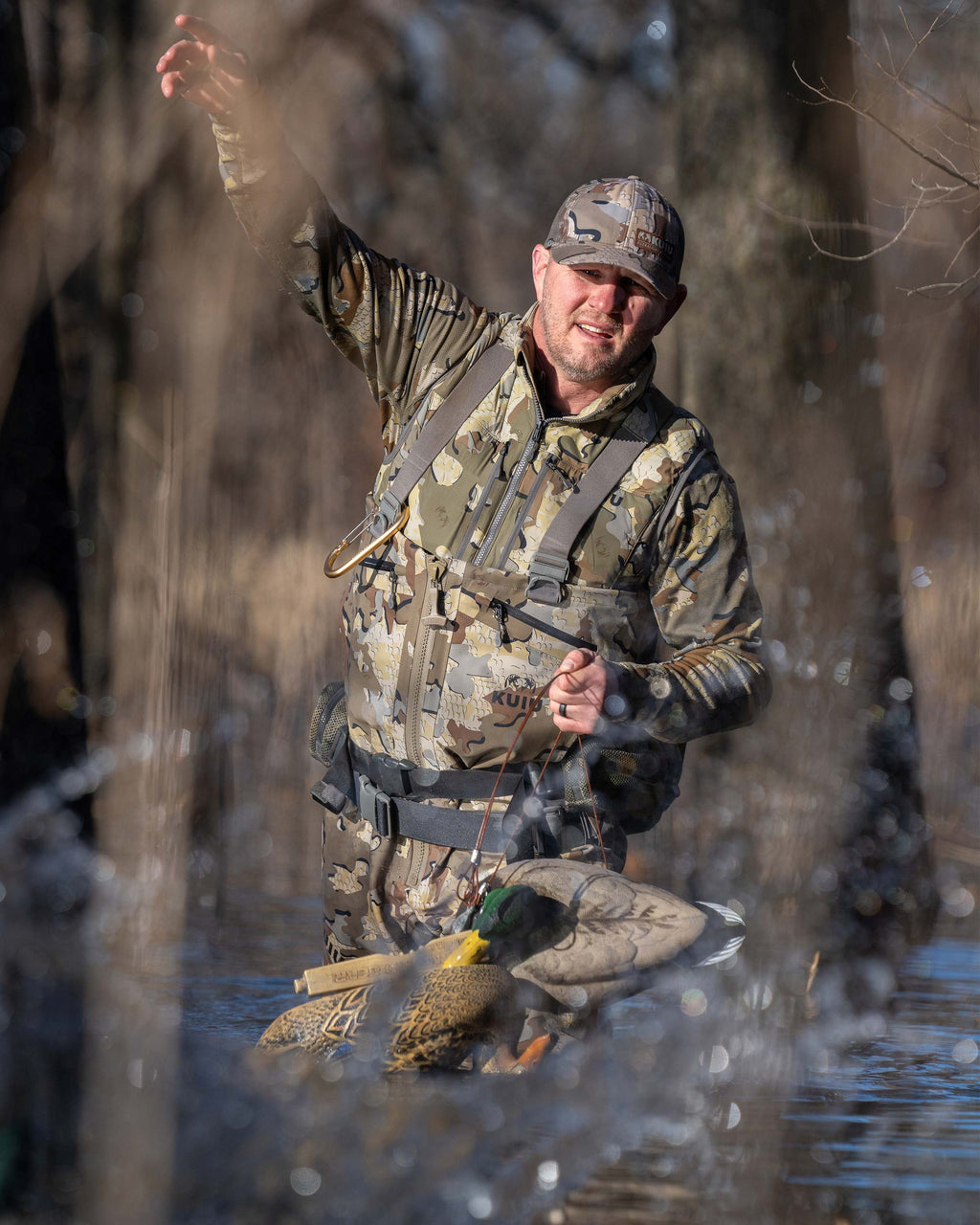 KUIU PRO HD Flex Zip Wader | Ash