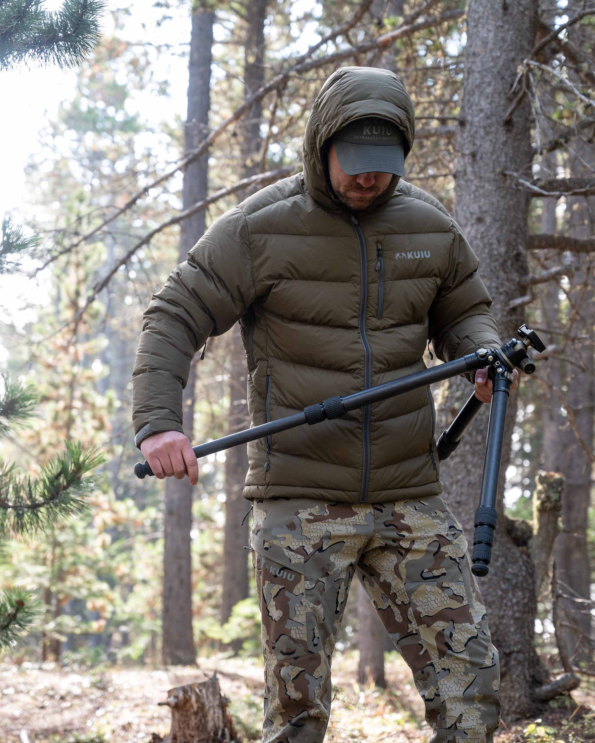 Super Down PRO Hooded Jacket | Gunmetal