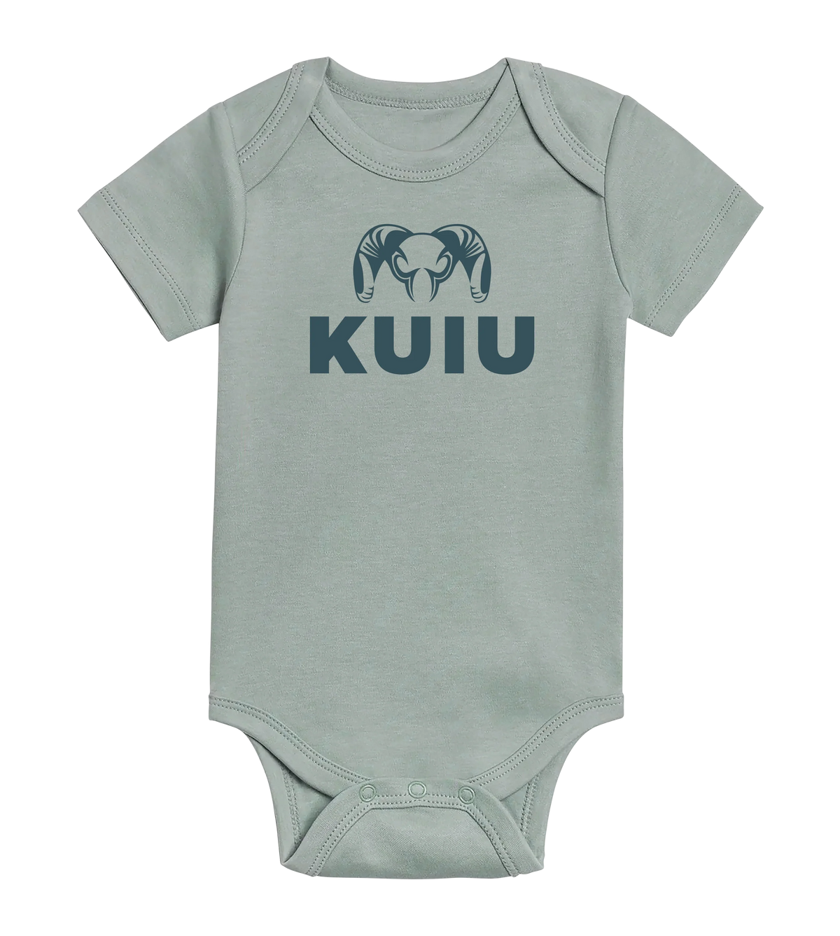 KUIU Stacked Logo Baby One-Piece | Tide