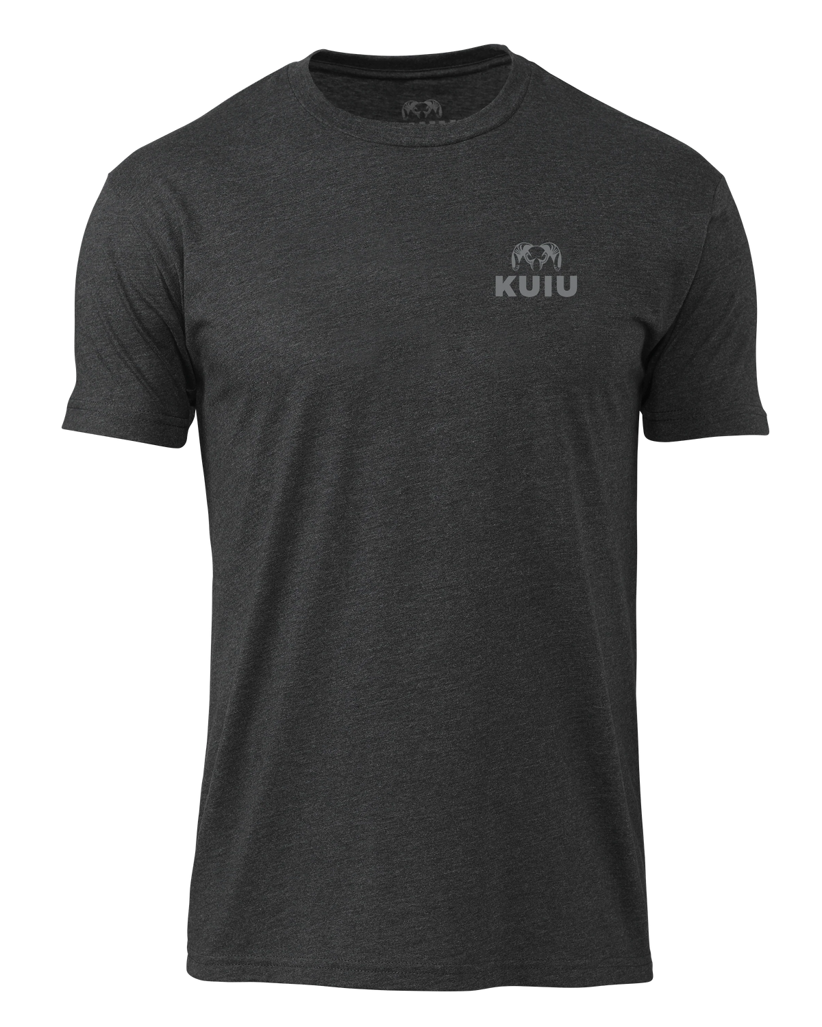 KUIU Vertical Flag Logo T-Shirt | Charcoal
