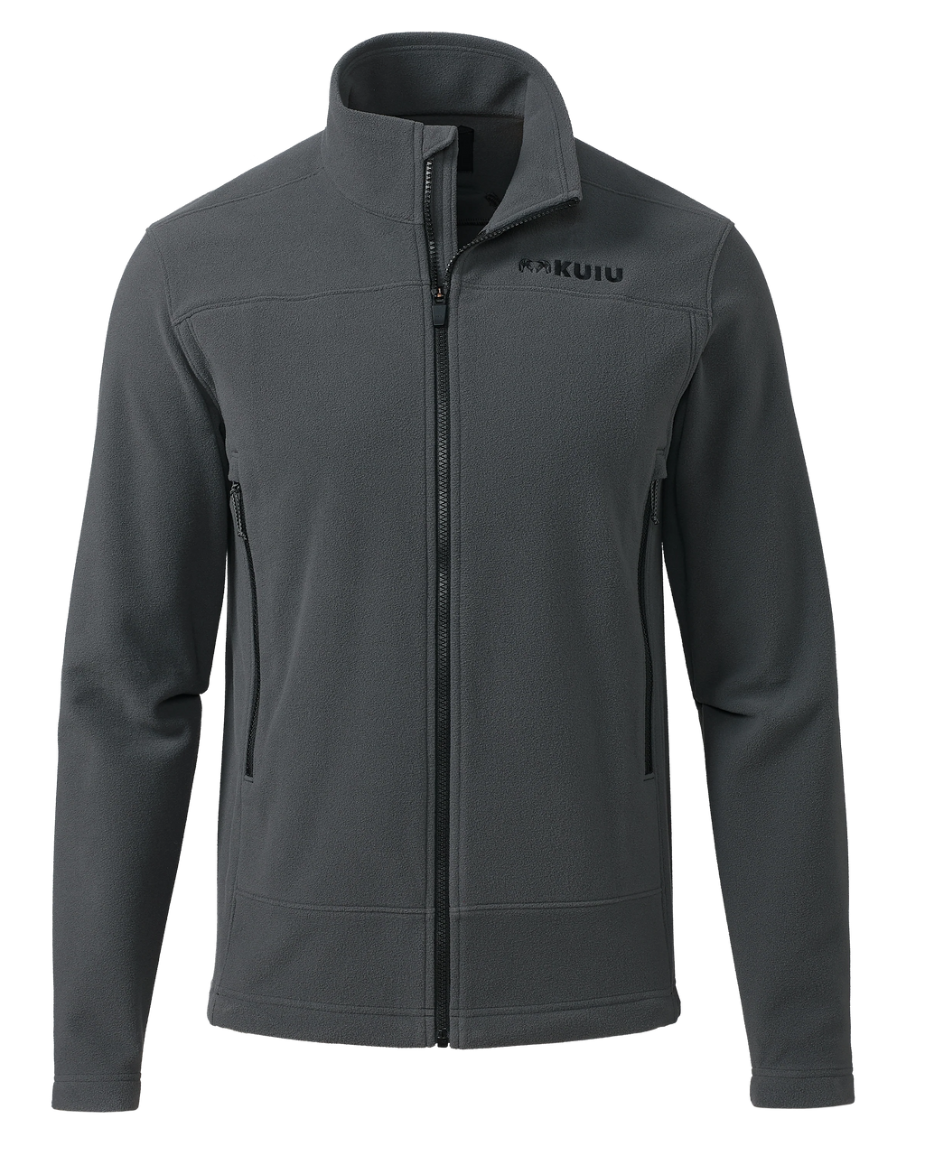 Border Fleece Full Zip | Gunmetal