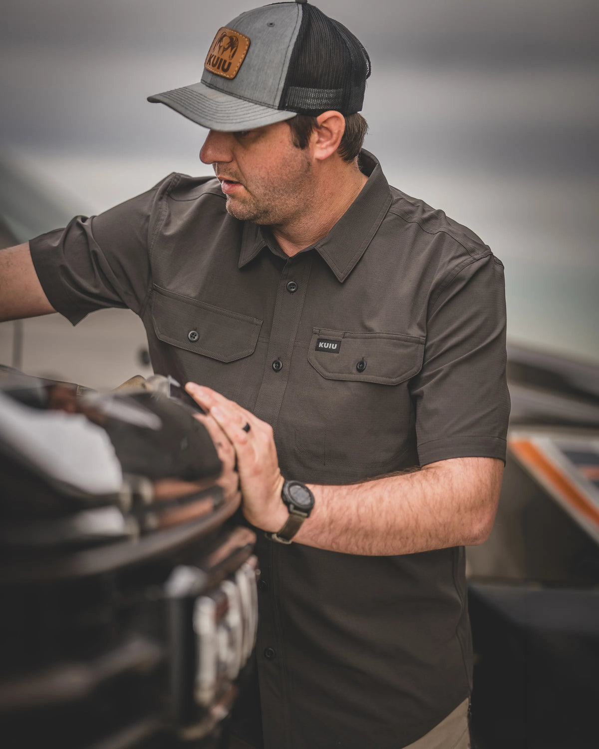Gauge SS Work Shirt | Khaki