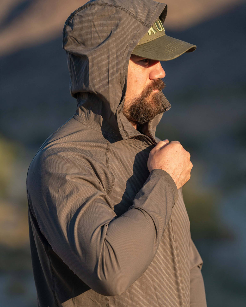 Tiburon Hybrid Hoodie | Ash