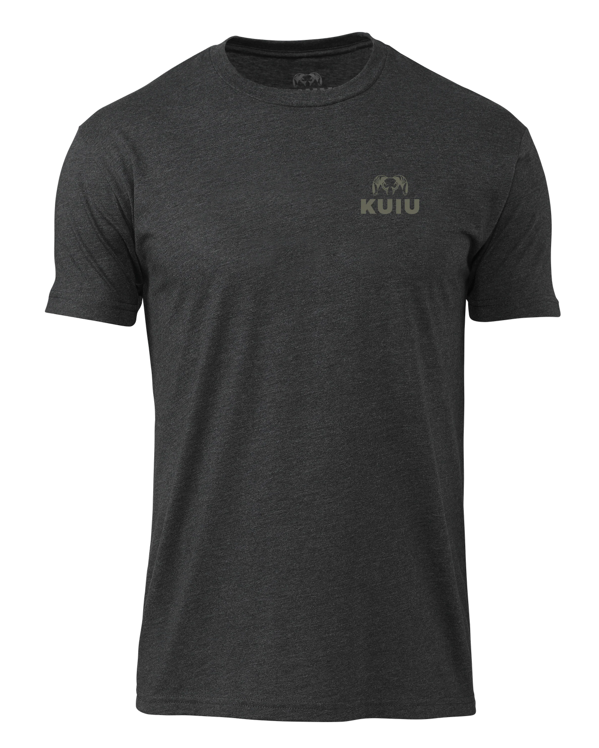 KUIU Here to Hunt Back Logo T-Shirt | Charcoal