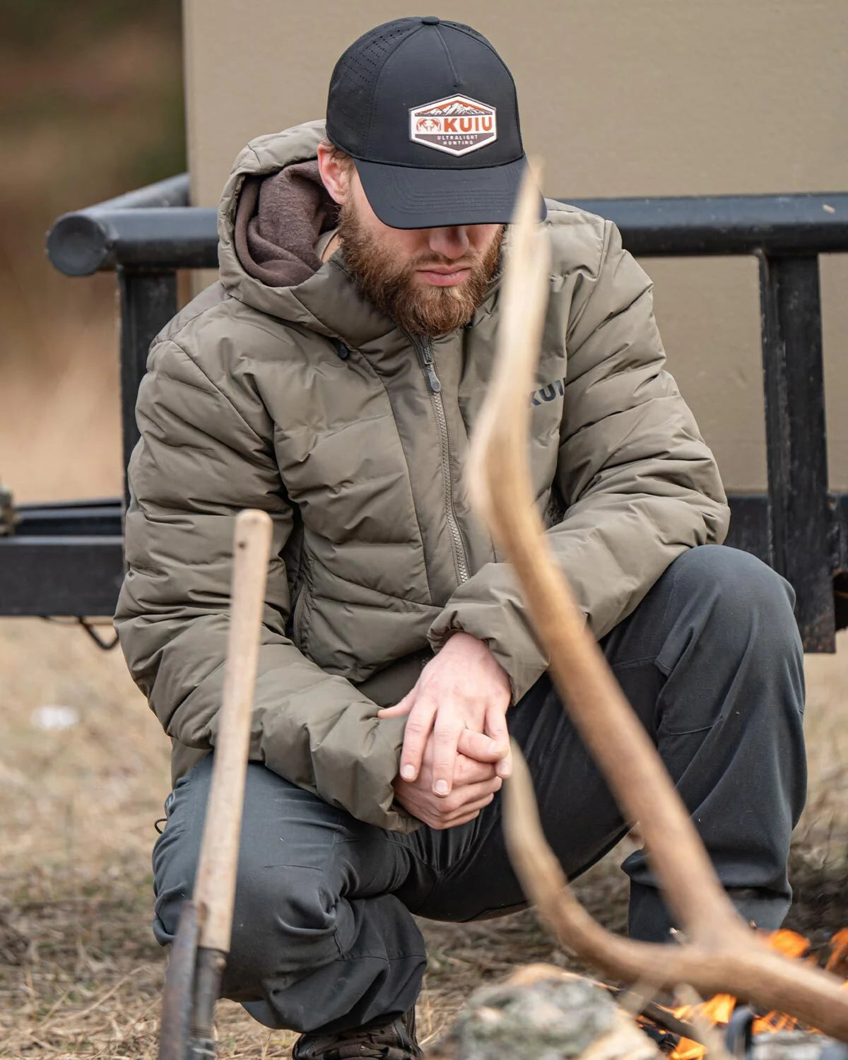 Elements Hooded Jacket | Gunmetal