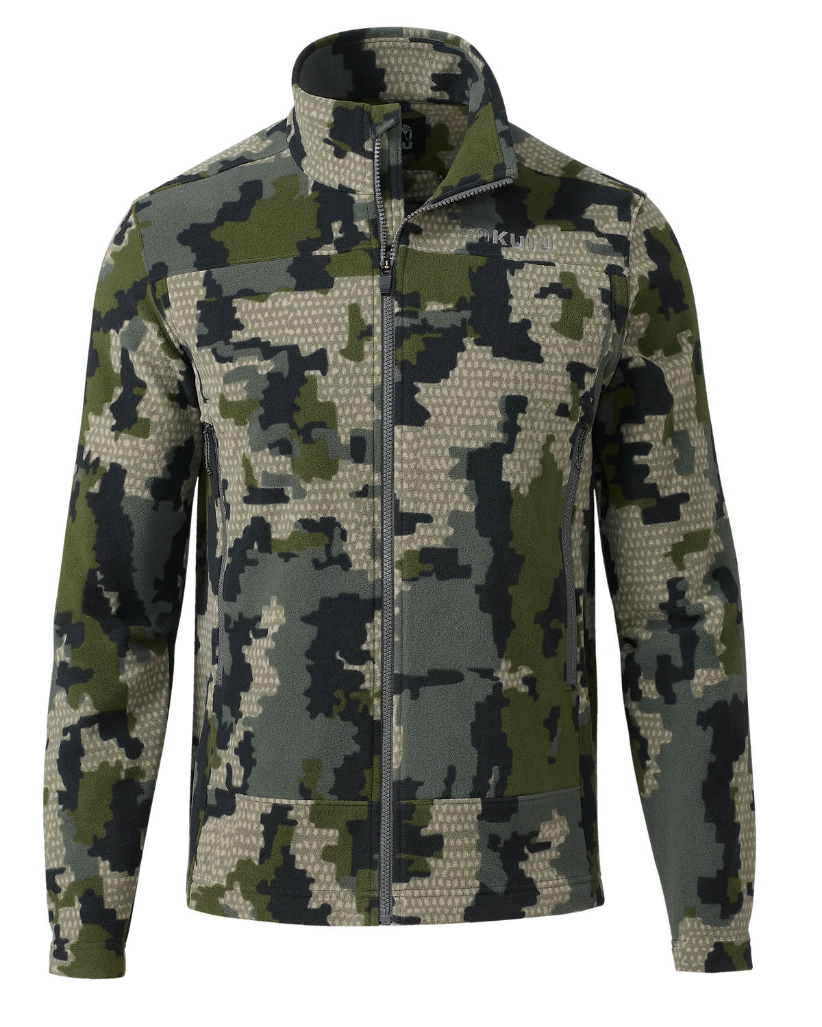 Border Fleece Full Zip | Verde