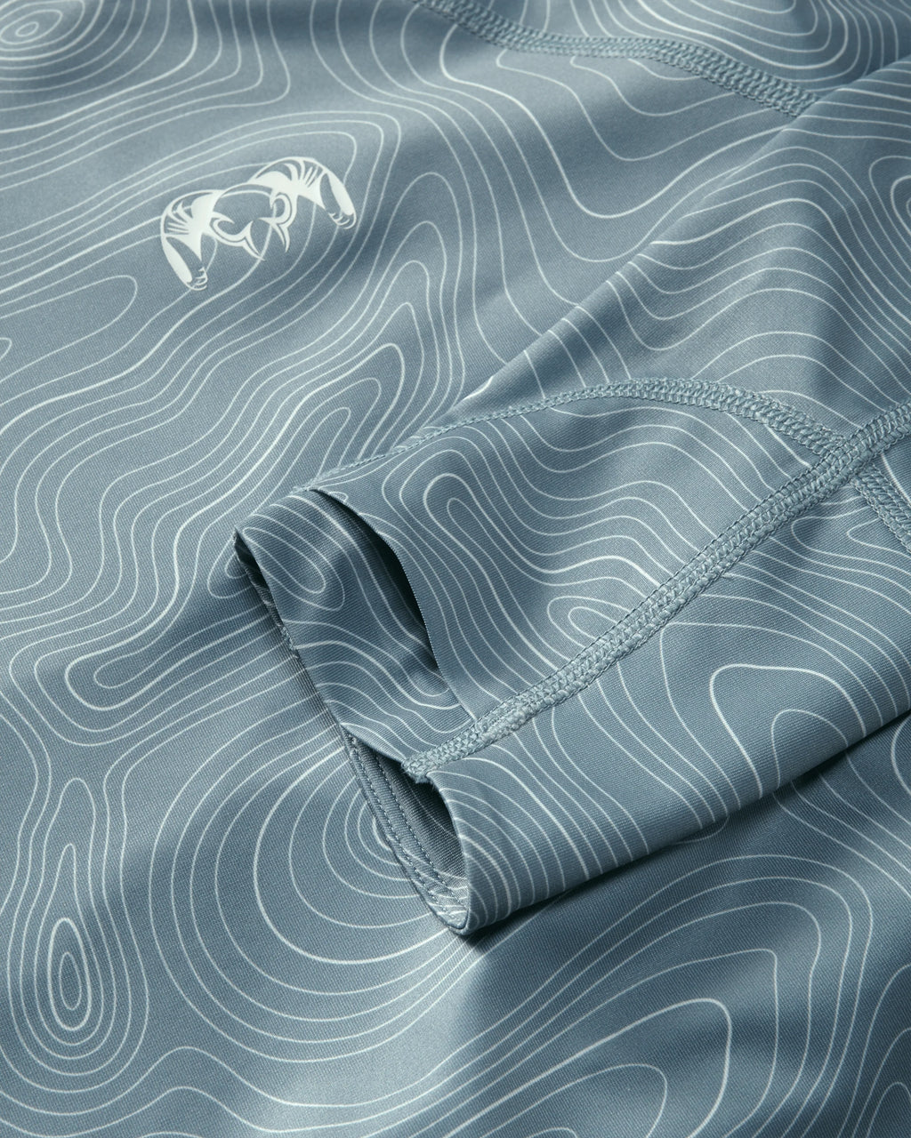 Gila LS Hoodie Topo | Glacier Topo Print