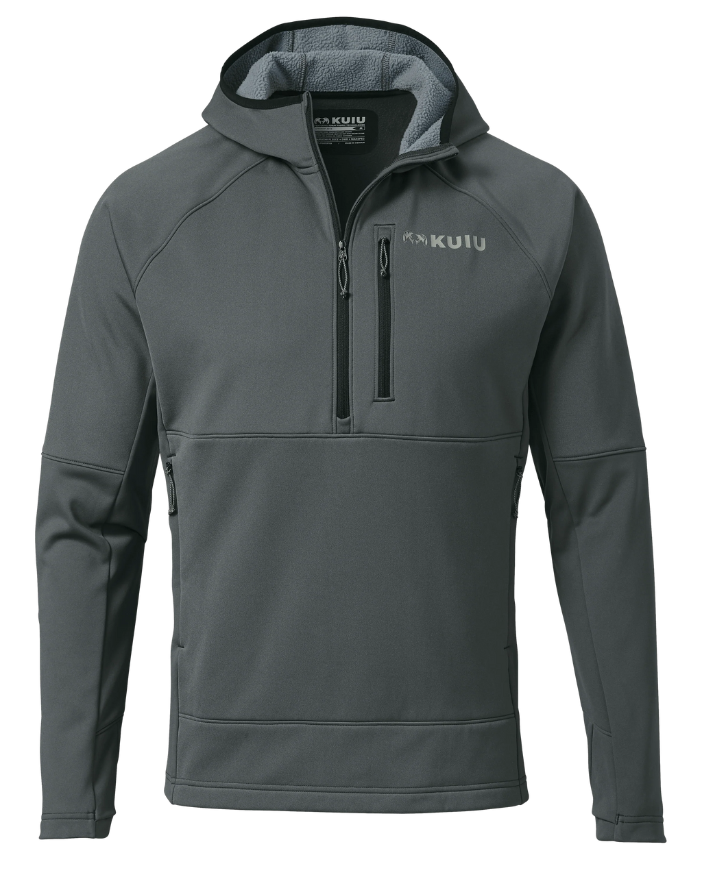 StrongFleece 235 Zip-T Hoodie | Gunmetal