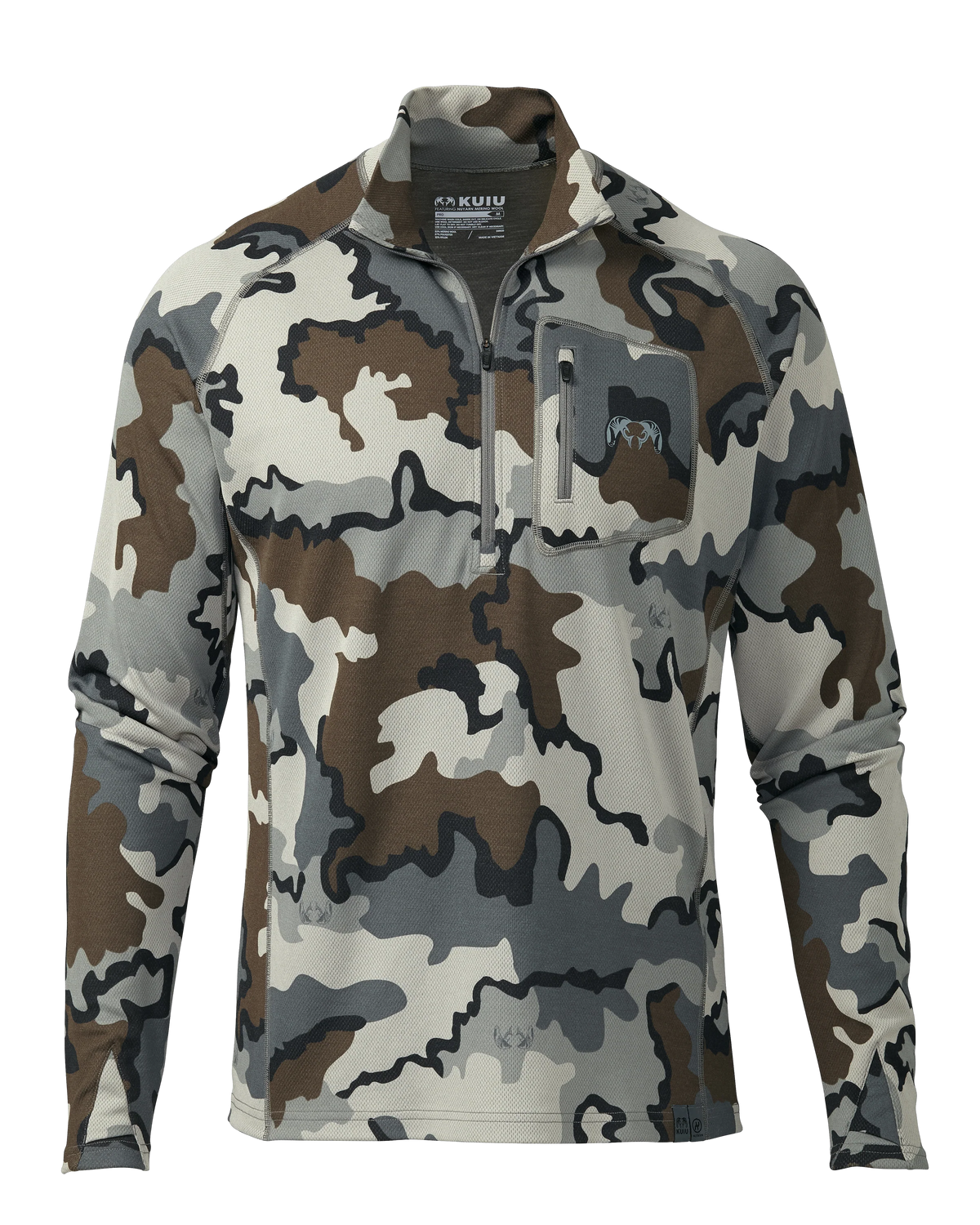 PRO Merino 200 Zip-T | Vias