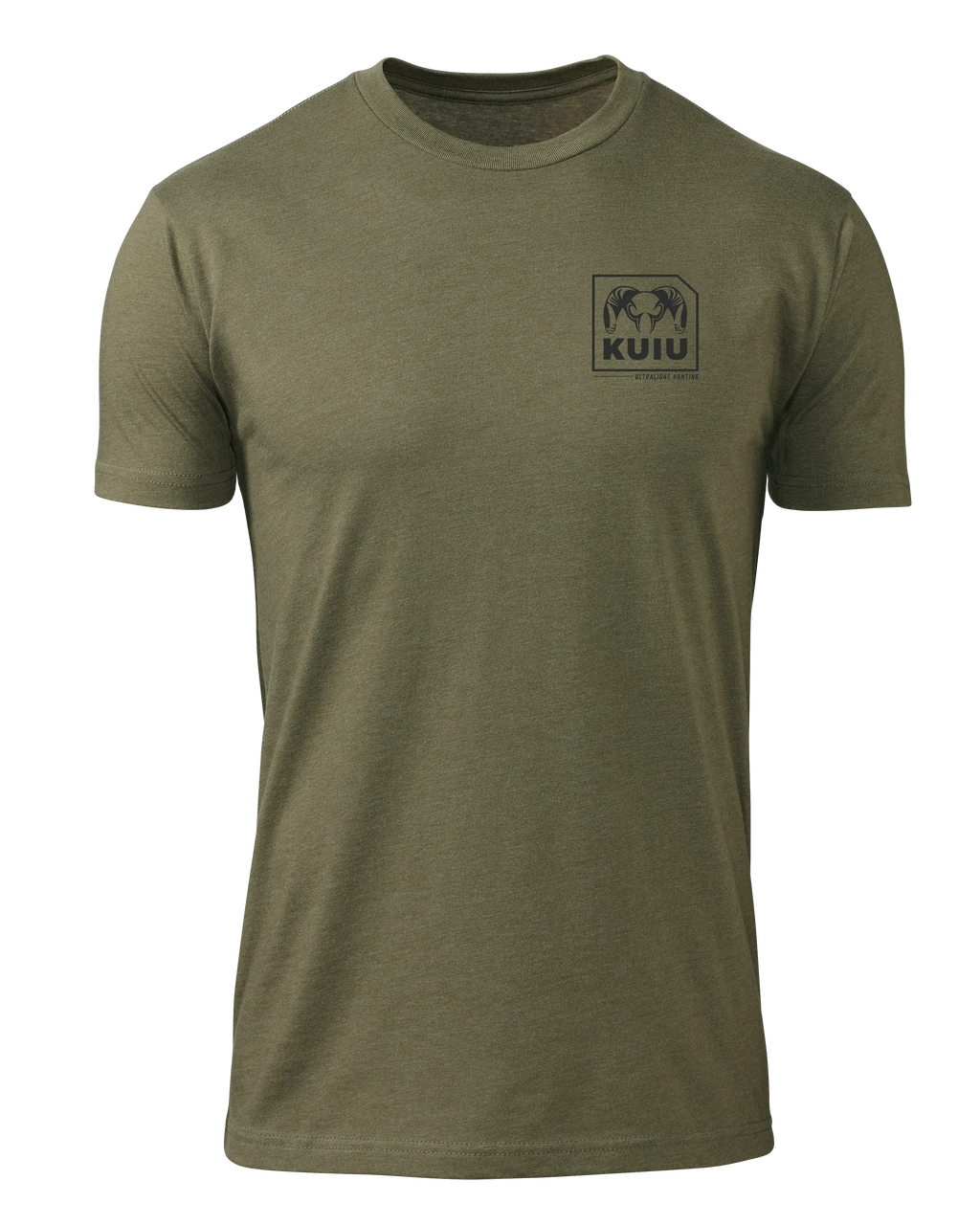 KUIU Square Chest Logo T-Shirt | Military Green